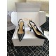 Dior Tribales Pumps Slingback 80mm in Black Patent Calfskin