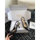 Dior Tribales Pumps Slingback 80mm in Black Patent Calfskin