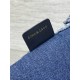 Dior Medium Book Tote Bag in Blue Denim Oblique Jacquard