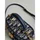 Dior 30 Montaigne Mini Vanity Case in Blue Oblique Jacquard