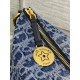 Dior Diorstar Hobo Bag with Chain in Blue Denim Oblique Jacquard