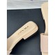 Prada Women's Slides in Beige Saffiano Leather