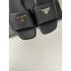 Prada Women's Slides in Black Saffiano Leather