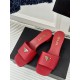 Prada Heeled Sandals 35mm in Red Saffiano Leather