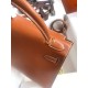 Hermes Kelly Sellier 28 Handmade Bag In Gold Barenia Calfskin