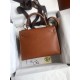 Hermes Kelly Sellier 28 Handmade Bag In Gold Barenia Calfskin