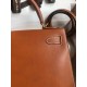 Hermes Kelly Sellier 28 Handmade Bag In Gold Barenia Calfskin