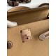 Hermes Kelly Retourne 28 Handmade Bag In Chai Clemence Leather