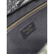 Dior Medium Book Tote Bag with Strap in Plan de Paris Embroidery and Black Calfskin