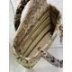 Dior Dioriviera Lady D-Lite Medium Bag in Raffia with Lime Toile de Jouy Sauvage Embroidery