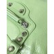 Balenciaga Le City Small Bag in Green Arena Lambskin