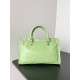 Balenciaga Le City Small Bag in Green Arena Lambskin