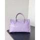 Balenciaga Le City Small Bag in Lilas Arena Lambskin