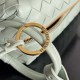 Bottega Veneta Small Loop Crossbody Bag In Sauge Intrecciato Lambskin