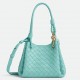 Bottega Veneta Parachute Small Bag in Green Oasis Intrecciato Lambskin