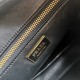 Prada Aimee Large Shoulder Bag in Black Leather