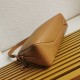 Prada Aimee Large Shoulder Bag in Brown Leather