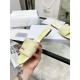 Dior Dioriviera Dway Slides in Lemon Yellow Toile de Jouy Sauvage Cotton