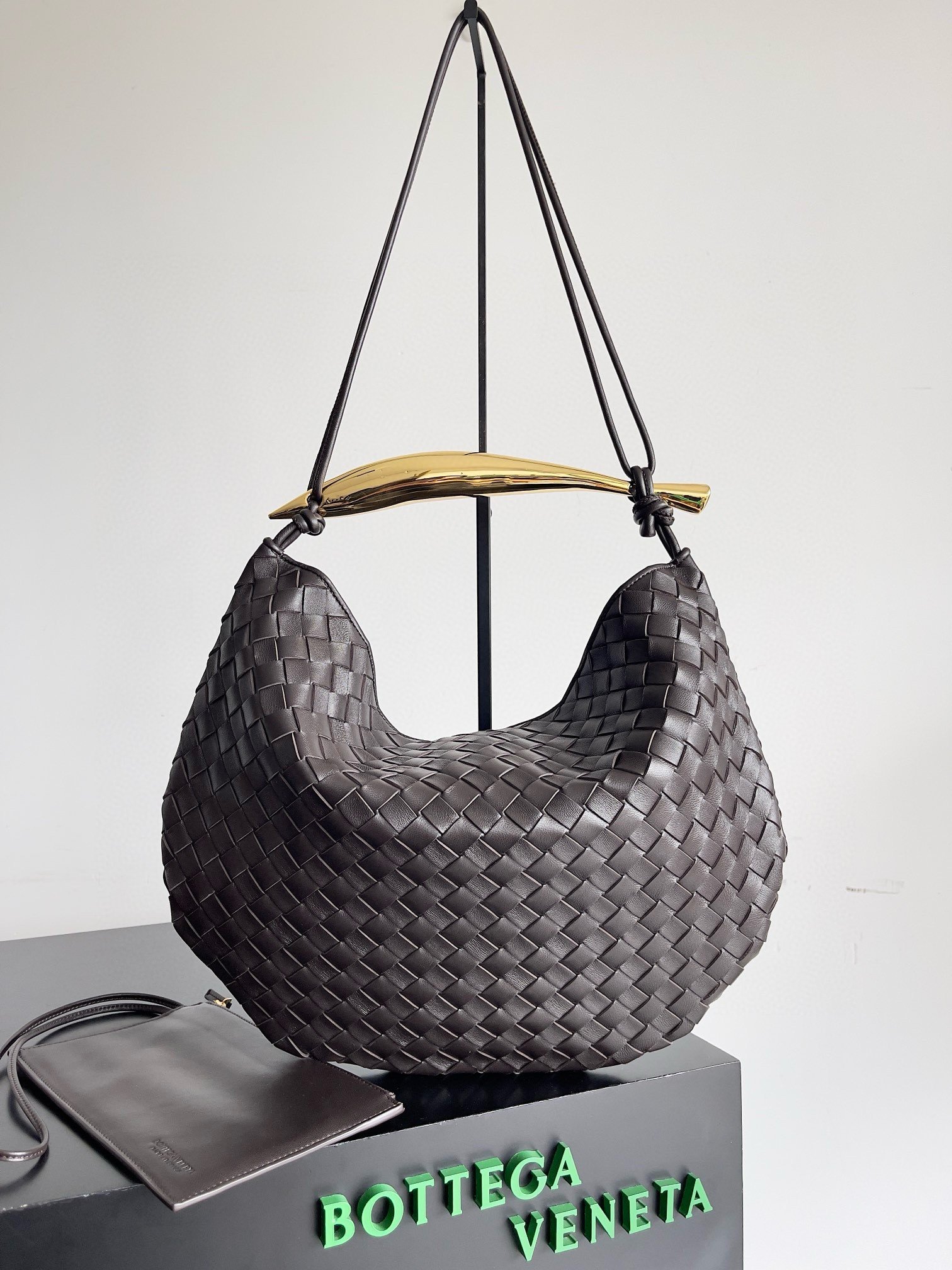 Bottega Veneta Sardine Medium Bag in Fondant Intrecciato Lambskin