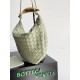 Bottega Veneta Sardine Medium Bag in Travertine Intrecciato Lambskin