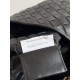 Bottega Veneta Sardine Small Bag with Chain in Black Lambskin