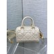 Dior Groove 20 Bag in Dusty Ivory Macrocannage Calfskin