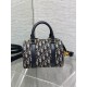 Dior Groove 20 Bag in Blue Dior Oblique Jacquard