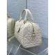 Dior Groove 25 Bag in Dusty Ivory Macrocannage Calfskin