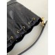 Dior Small Jolie Bucket Bag in Black Macrocannage Lambskin