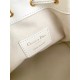 Dior Small Jolie Bucket Bag in White Macrocannage Lambskin