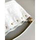 Dior Small Jolie Bucket Bag in White Macrocannage Lambskin