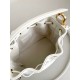 Dior Small Jolie Bucket Bag in White Macrocannage Lambskin