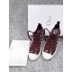 Dior Walk'N'Dior Mid-top Sneakers In Bordeaux Oblique Canvas