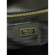 Prada Large Tote Bag in Black Lambskin