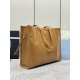 Prada Large Tote Bag in Brown Lambskin