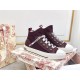 Dior Walk'N'Dior Mid-top Sneakers In Bordeaux Technical Knit