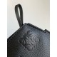 Loewe Anton Sling Bag in Black Grained Calfskin