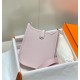 Hermes Evelyne III TPM Bag In Mauve Pale Clemence Leather