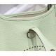 Hermes Evelyne III TPM Bag In Vert Fizz Clemence Leather