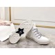 Dior Walk'N'Dior Mid-top Sneakers In White Technical Knit