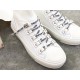 Dior Walk'N'Dior Mid-top Sneakers In White Technical Knit