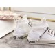 Dior Walk'N'Dior Mid-top Sneakers In White Technical Knit