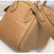 Hermes Lindy Mini Bag In Chai Clemence Leather GHW