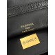 Balenciaga Rodeo Mini Bag in Black Crocodile Embossed Calfskin