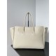 Balenciaga Bel Air Carry All Medium Bag in Beige Calfskin