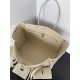 Balenciaga Bel Air Carry All Medium Bag in Beige Calfskin