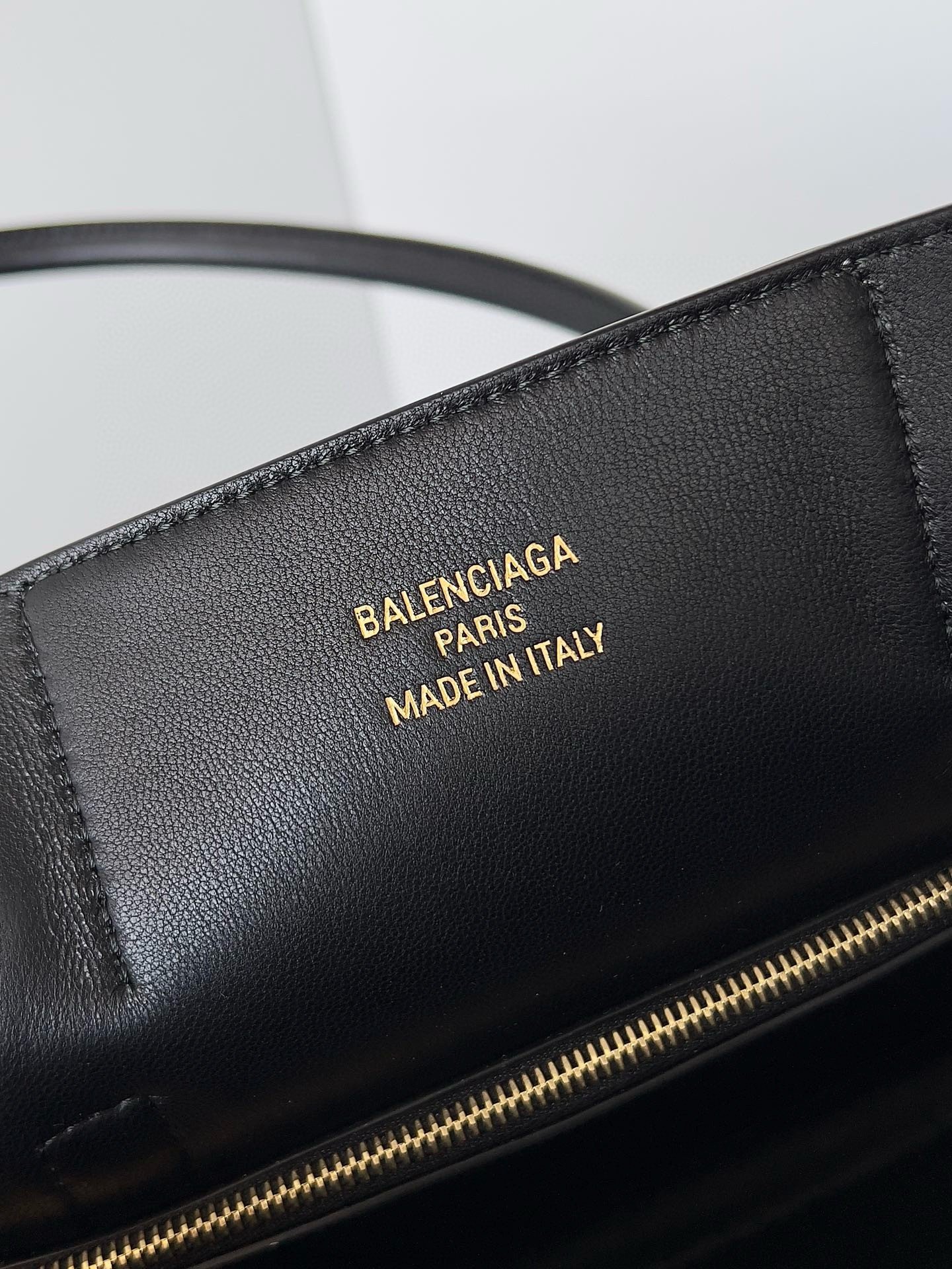 Balenciaga Bel Air Carry All Medium Bag in Black Calfskin