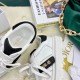 Dior Dior-ID Sneakers In White Leather with Black Strap