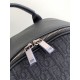 Dior Saddle Zip Backpack in Black Oblique Jacquard