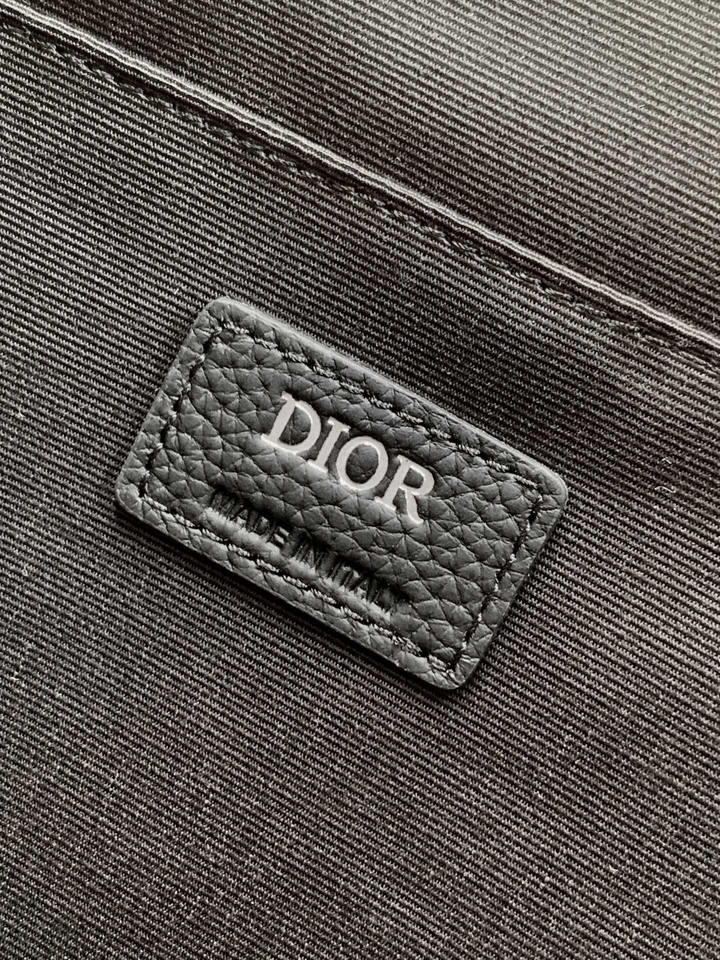 Dior Hit the Road Backpack with Flap in Black Gravity Leather